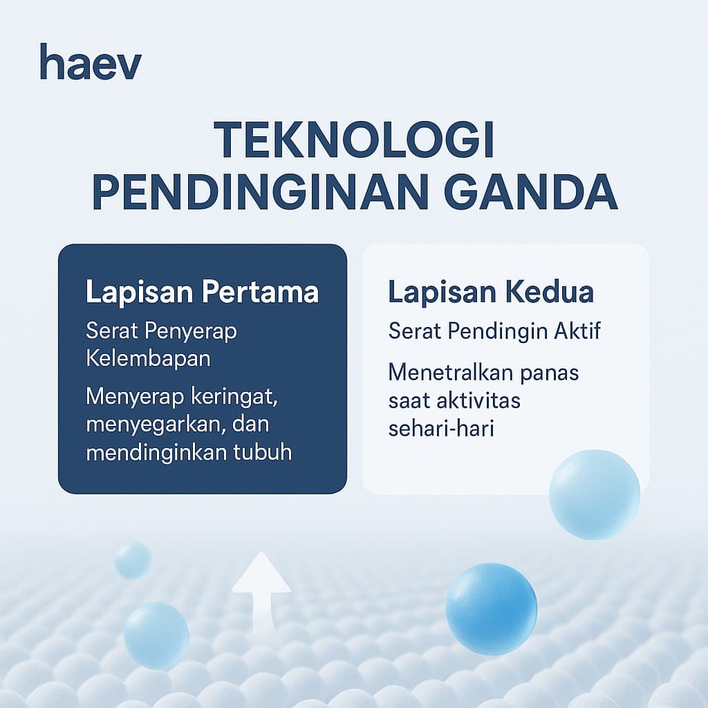 Dua Lapisan, Satu Rasa Sejuk Sepanjang Hari